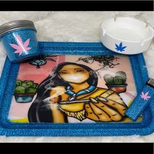 Rolling Tray Set